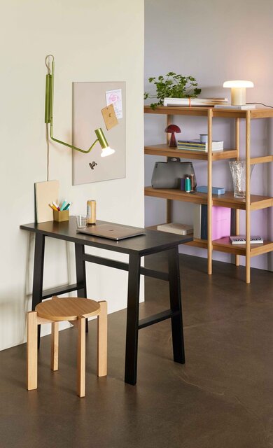 Hubsch Poke skrivebord svart - 882027