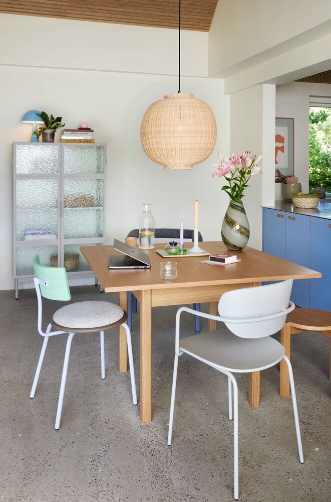 Hubsch Geo dining table natural - 882025