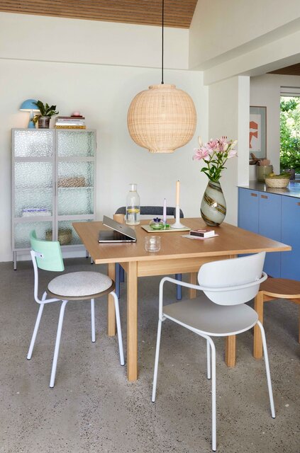 Hubsch Geo dining table natural - 882025