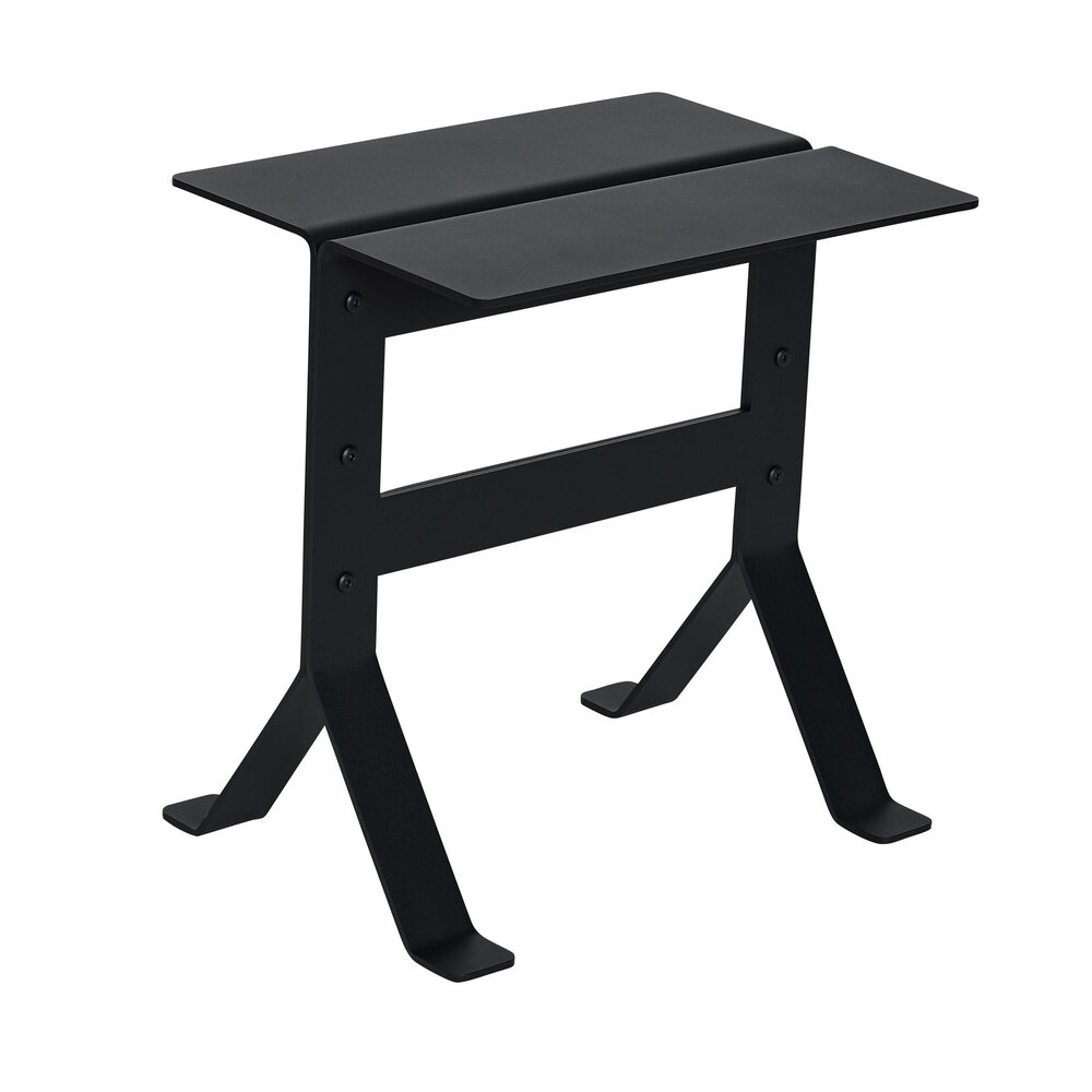 Hubsch Table d'appoint pliante noire - 992009