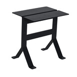 Hubsch Table d'appoint pliante noire - 992009