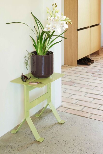 Hubsch Table d'appoint pliable vert clair - 992008