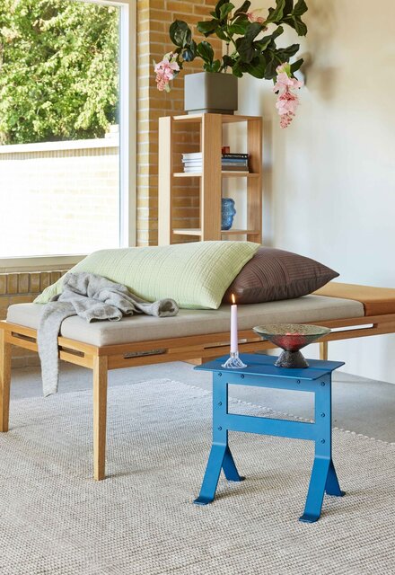 Hubsch Fold side table petrol - 992007