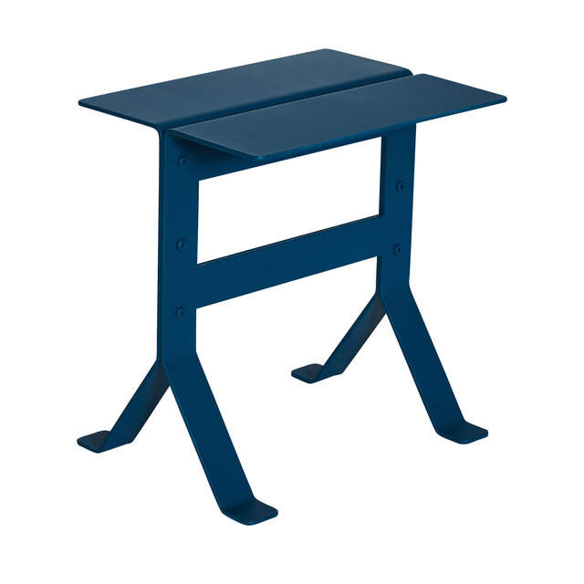 Hubsch Fold side table petrol - 992007