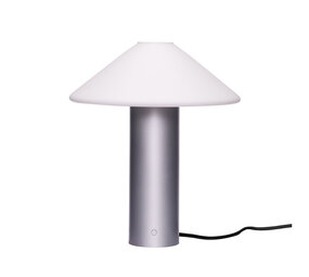 Hubsch Lámpara de mesa Orbit plata metalizada Hubsch Lámpara de mesa Orbit plata metalizada