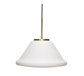 Hubsch Muse lámpara colgante triangular blanca Hubsch Muse lámpara colgante triangular blanca