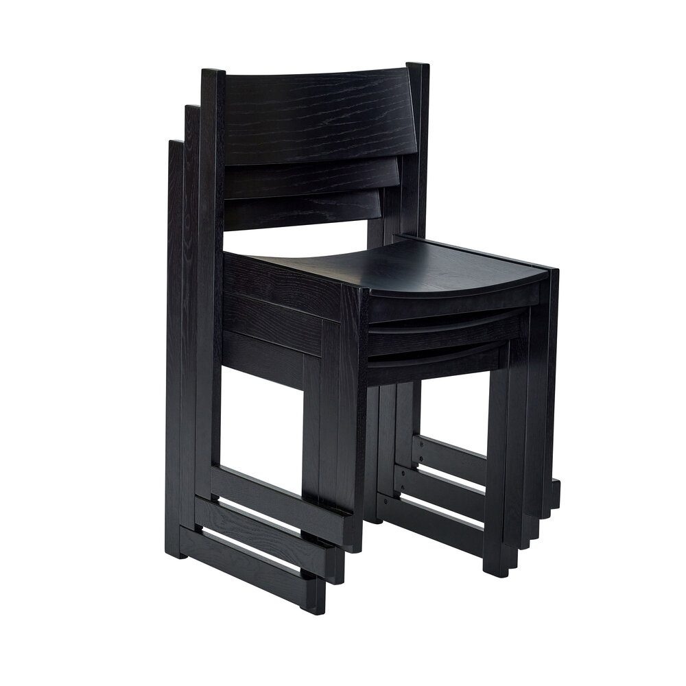 Hubsch Silla Forma negra - 882043 Hubsch Silla Forma negra - 882043