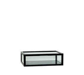 Hubsch View display box small black Hubsch View display box small black