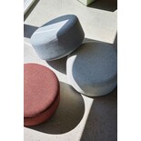 Hubsch Puf Marshmellow rojo grande - 022023 Hubsch Puf Marshmellow rojo grande - 022023
