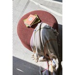 Hubsch Pouf Marshmellow rosso grande - 022023