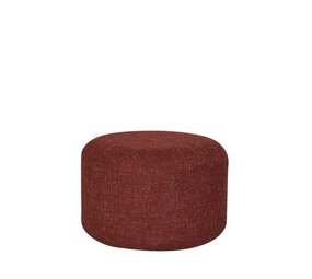 Hubsch Marshmellow poef rood small Hubsch Marshmellow poef rood small