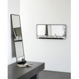 House Doctor Chic mirror with shelve black House Doctor Chic mirror with shelve black