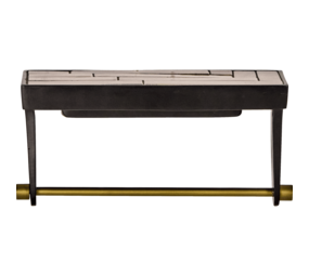 House Doctor Etagère murale porte-serviettes 28cm House Doctor Etagère murale porte-serviettes 28cm