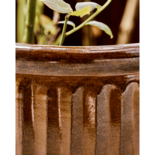 House Doctor Groove planters brown set of 2 pieces - 210530204 House Doctor Groove planters brown set of 2 pieces - 210530204