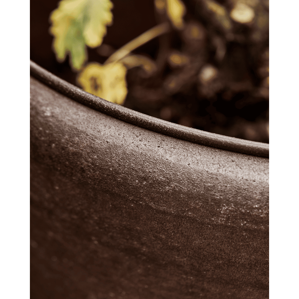 House Doctor Trichterpflanzgefäße antikbraun, 3er-Set – 210530203