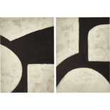 House Doctor Hape wall decoration black/off white set of 2 pieces - 208582070