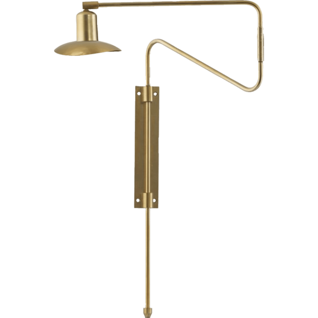 House Doctor Swing vegglampe messing - 203660214 House Doctor Swing vegglampe messing - 203660214