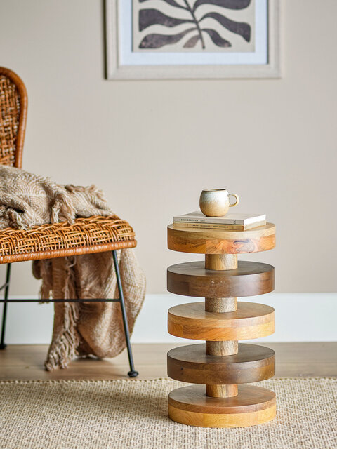 Bloomingville Franka side table brown - 82064786