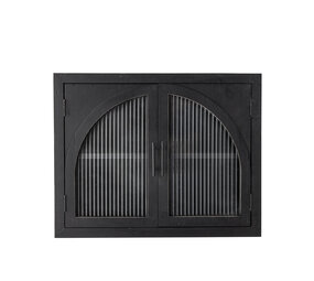 Bloomingville Armoire murale Lario noire Bloomingville Armoire murale Lario noire