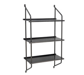 Bloomingville Sindre wall rack black Bloomingville Sindre wall rack black