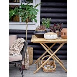 Bloomingville Chaise longue Mundo noir 87x72x74cm Bloomingville Chaise longue Mundo noir 87x72x74cm