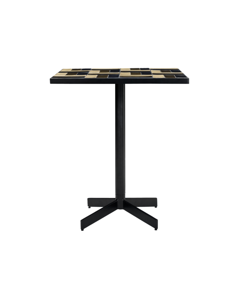 House Doctor Tavolino geometrico marrone/blu - 266140061