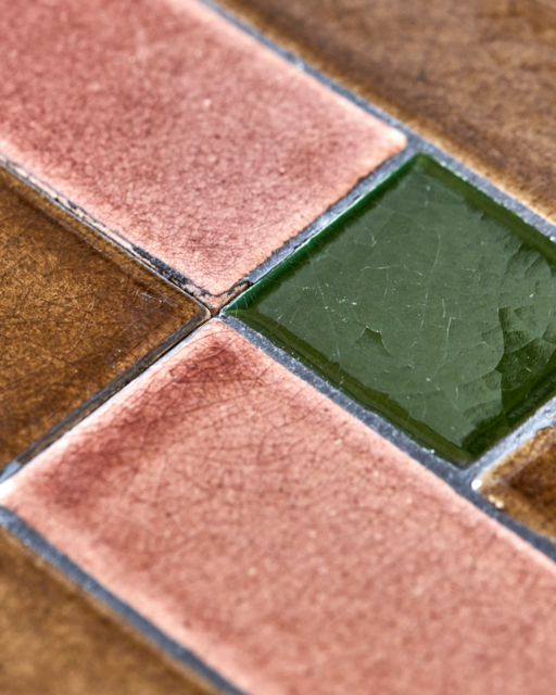 House Doctor Tavolino Petit marrone/rosa/verde - 266140062