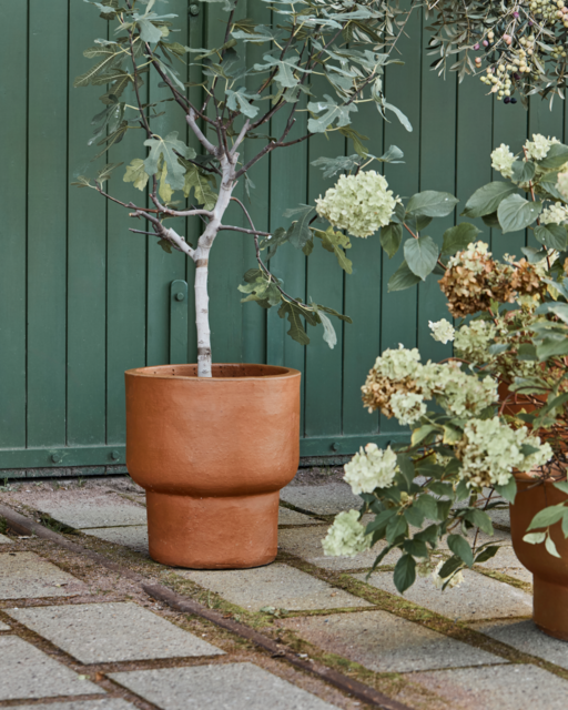 House Doctor Vaso da fiori Terra marrone antico ∅40x45cm - 203841211