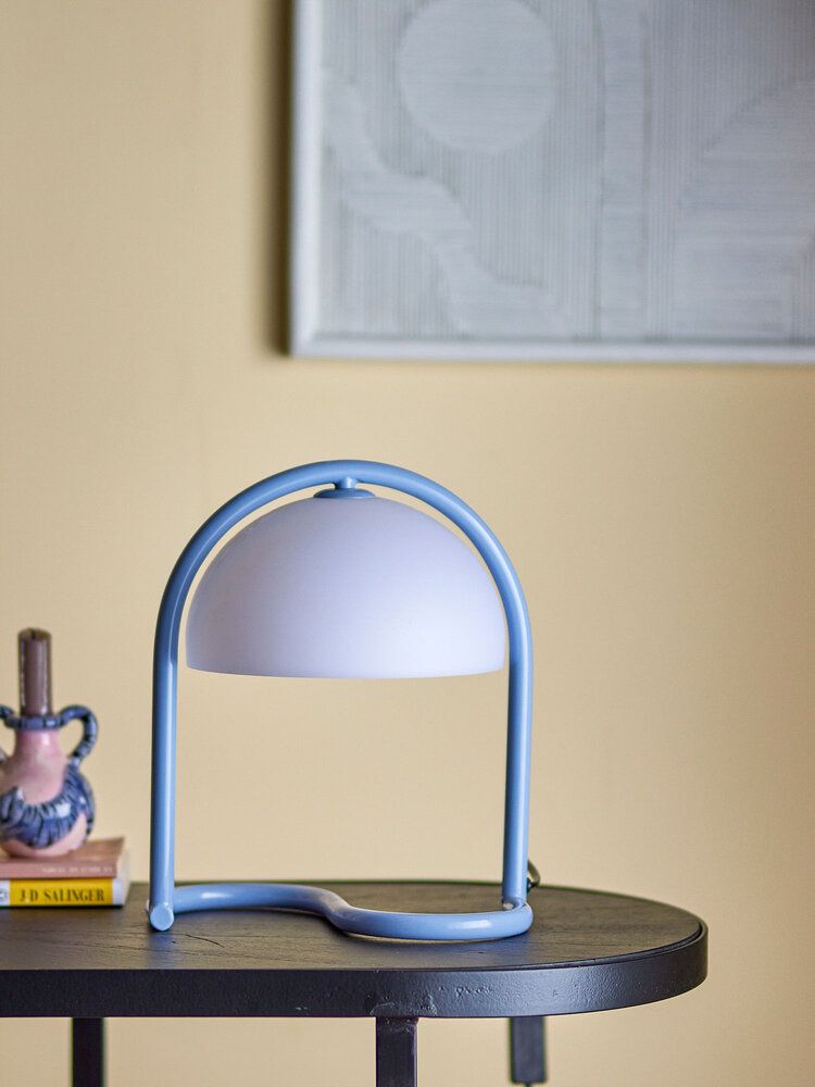 Bloomingville Lampada da tavolo Favor blu - 82058392 Bloomingville Lampada da tavolo Favor blu - 82058392