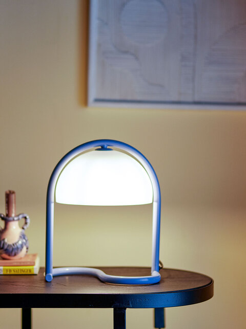 Bloomingville Favour table lamp blue - 82058392