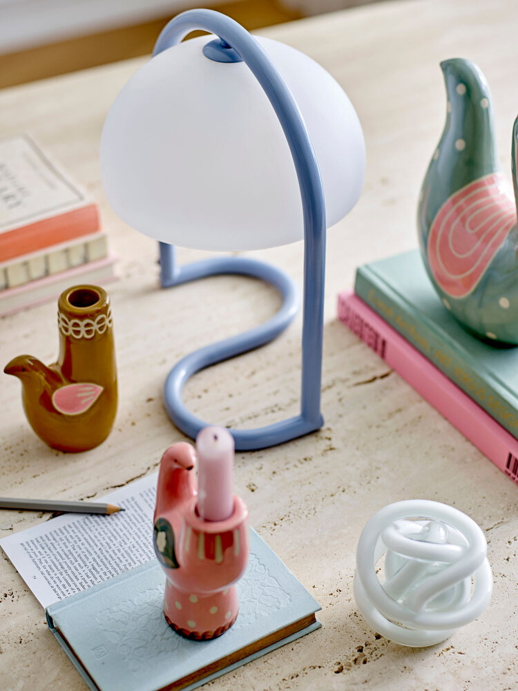 Bloomingville Lampe de table Favour bleue - 82058392