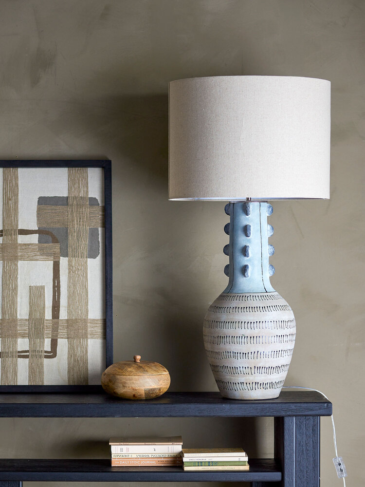 Bloomingville Gadiela lamp blue - 82068326 Bloomingville Gadiela lamp blue - 82068326