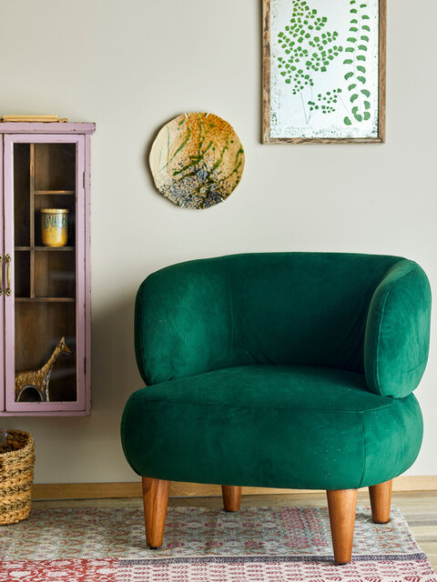 Bloomingville Ruperta lænestol grøn - 82064945