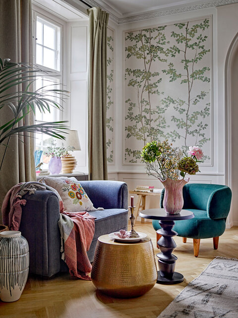 Bloomingville Ruperta Loungesessel grün - 82064945