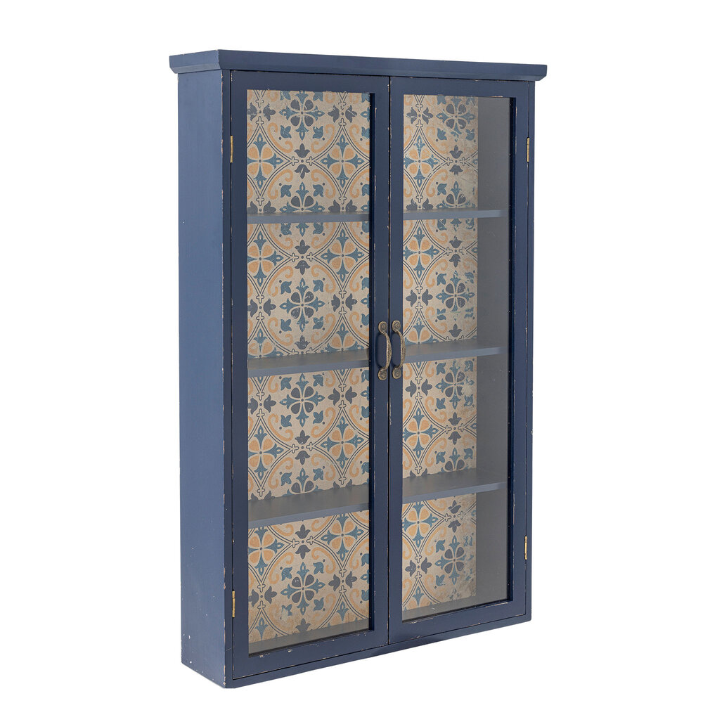 Bloomingville Armoire Hazem bleue - 82064840 Bloomingville Armoire Hazem bleue - 82064840