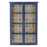 Bloomingville Armoire Hazem bleue - 82064840 Bloomingville Armoire Hazem bleue - 82064840
