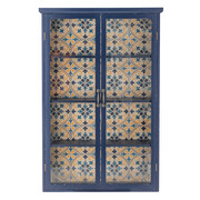 Bloomingville Armoire Hazem bleue - 82064840 Bloomingville Armoire Hazem bleue - 82064840