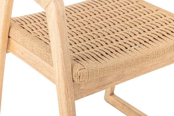 Bloomingville Serrone stoel naturel - 82064657