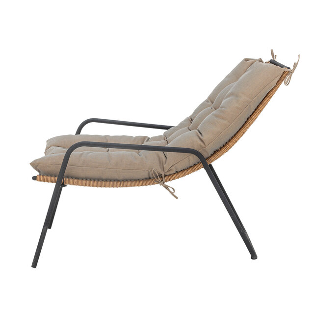 Bloomingville Boel loungestoel met voetenbankje - 82064496