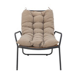 Bloomingville Boel loungestoel met voetenbankje - 82064496 Bloomingville Boel loungestoel met voetenbankje - 82064496