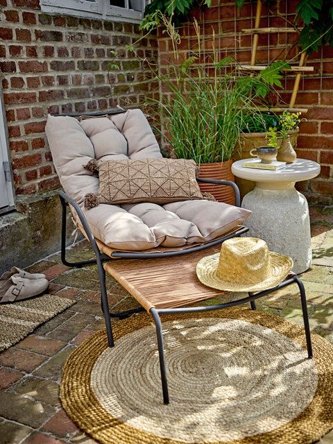 Bloomingville Boel loungestoel met voetenbankje - 82064496