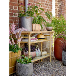 Bloomingville Mesola blomsterpotter brunt sett med 2 deler - 82064805