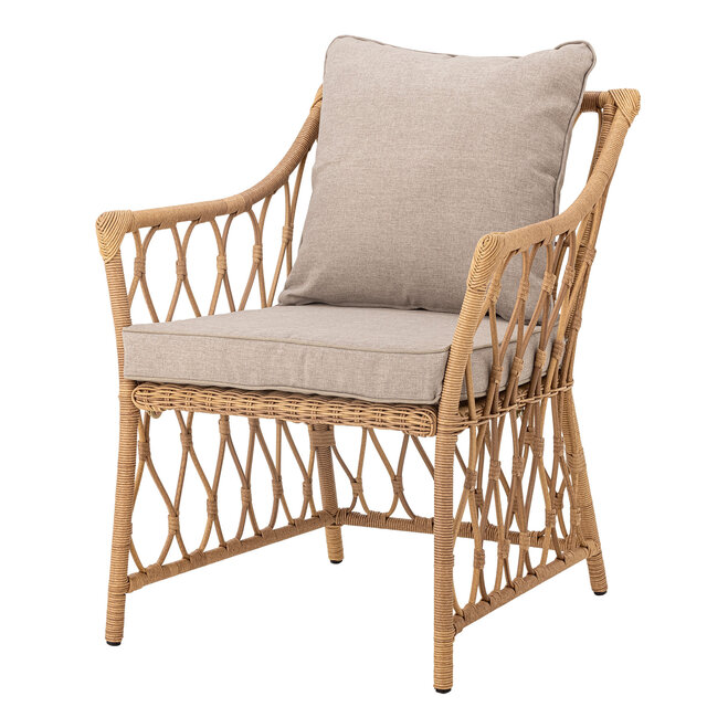 Bloomingville Belluce Loungesessel mit Fußhocker - 82064953