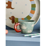 Bloomingville Mini Nini mokken blauw set van 6 stuks - 82062722 Bloomingville Mini Nini mokken blauw set van 6 stuks - 82062722
