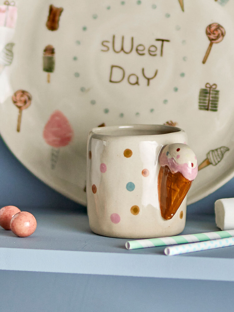 Bloomingville Mini Coffret de 6 tasses crémeuses - 82062777 Bloomingville Mini Coffret de 6 tasses crémeuses - 82062777