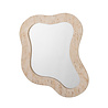 Bloomingville Meg wandspiegel naturel - 82064804 Bloomingville Meg wandspiegel naturel - 82064804