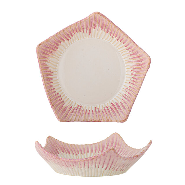 Bloomingville Bol fleuri rose - 82062600
