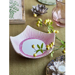 Bloomingville Floral schaal roze - 82062600 Bloomingville Floral schaal roze - 82062600