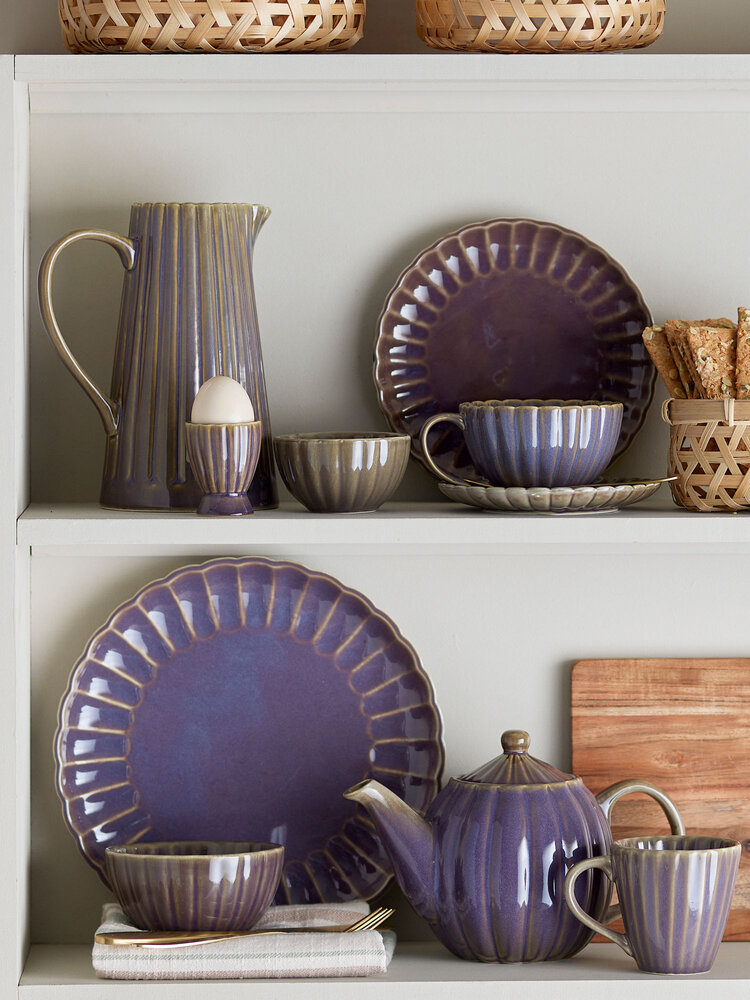 Bloomingville Latina portauovo viola set 6 pezzi - 82061925