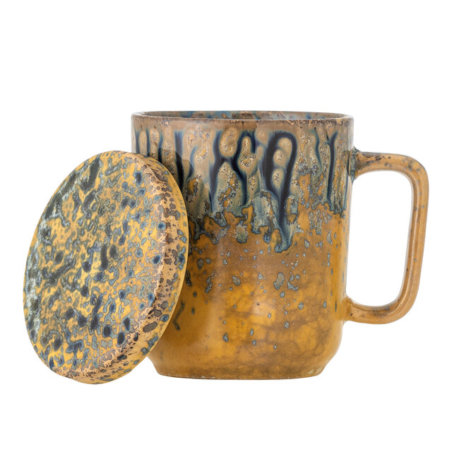 Bloomingville Juego de 6 tazas amarillas Yuma - 82061987